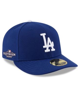 Men's Royal Los Angeles Dodgers 2026 MLB Postseason Side Patch Low Profile 59FIFTY Fitted Hat