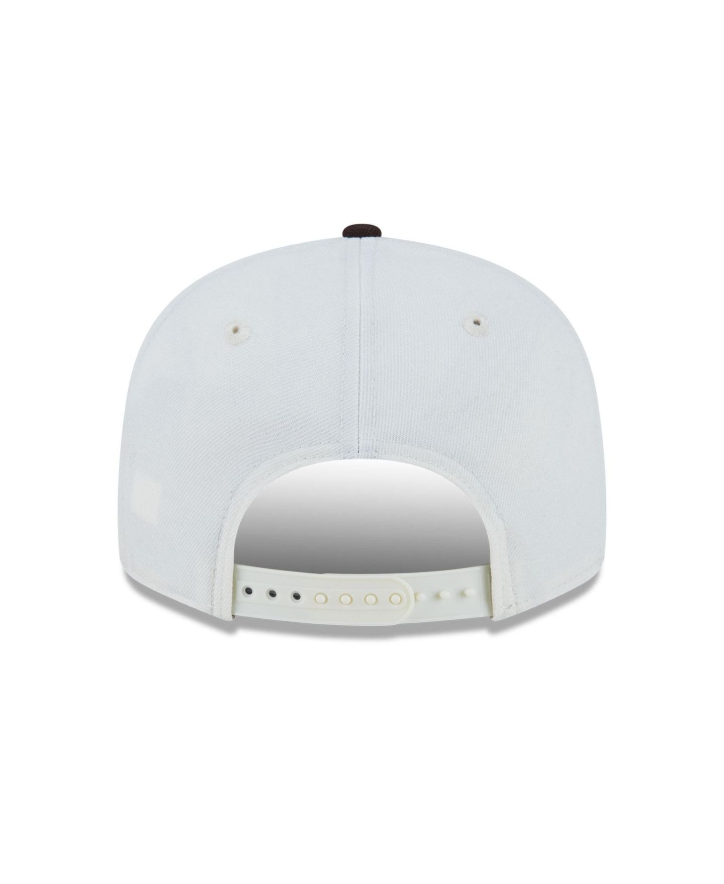 Мужская кепка New Era White Houston Rockets Pumpkin Spice 9FIFTY Snapback Hat — фото 4