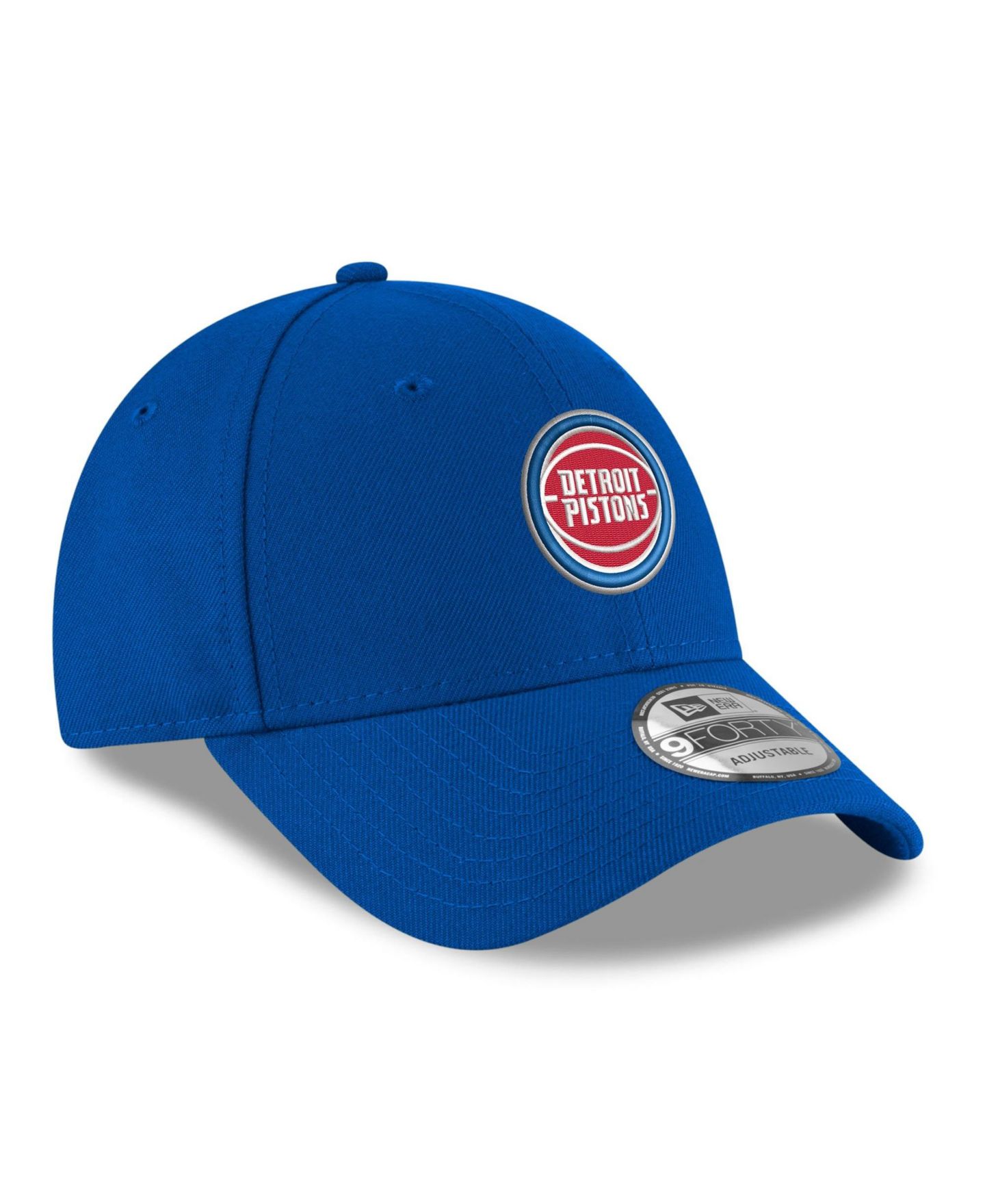 Мужская кепка New Era Royal Detroit Pistons Team 9FORTY Adjustable Hat — фото 3