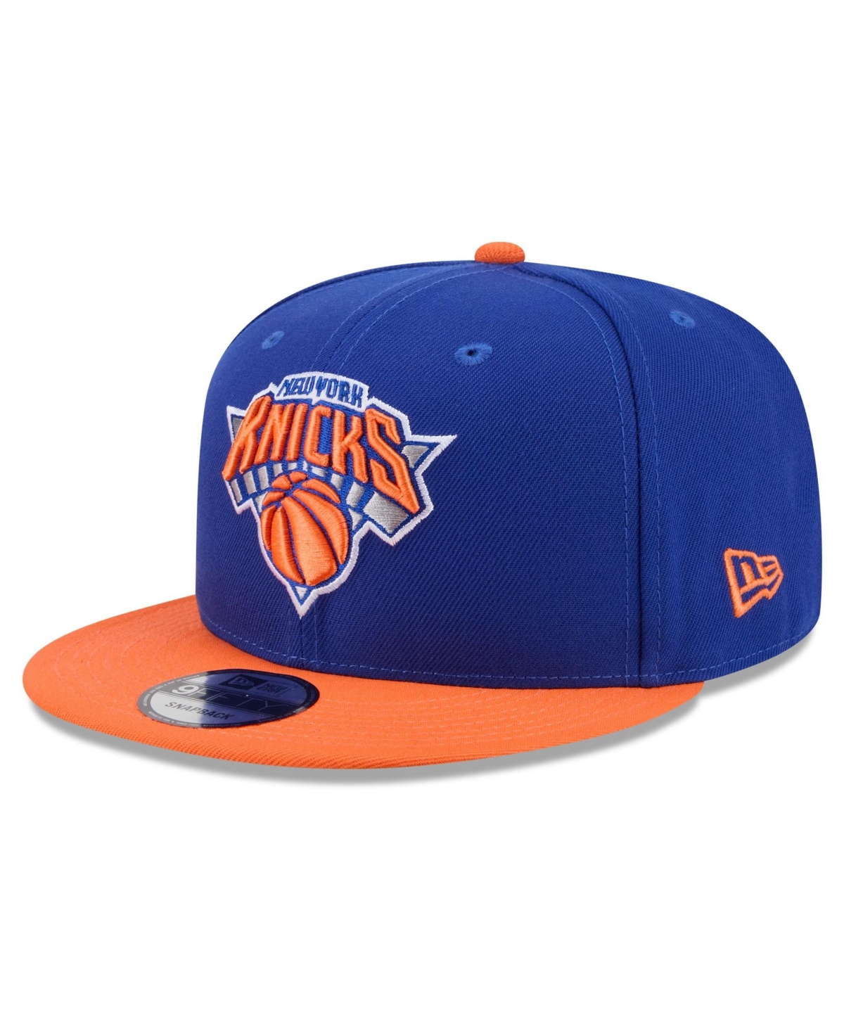 New Era Men's Blue New York Knicks Two-Tone 9FIFTY Snapback Hat