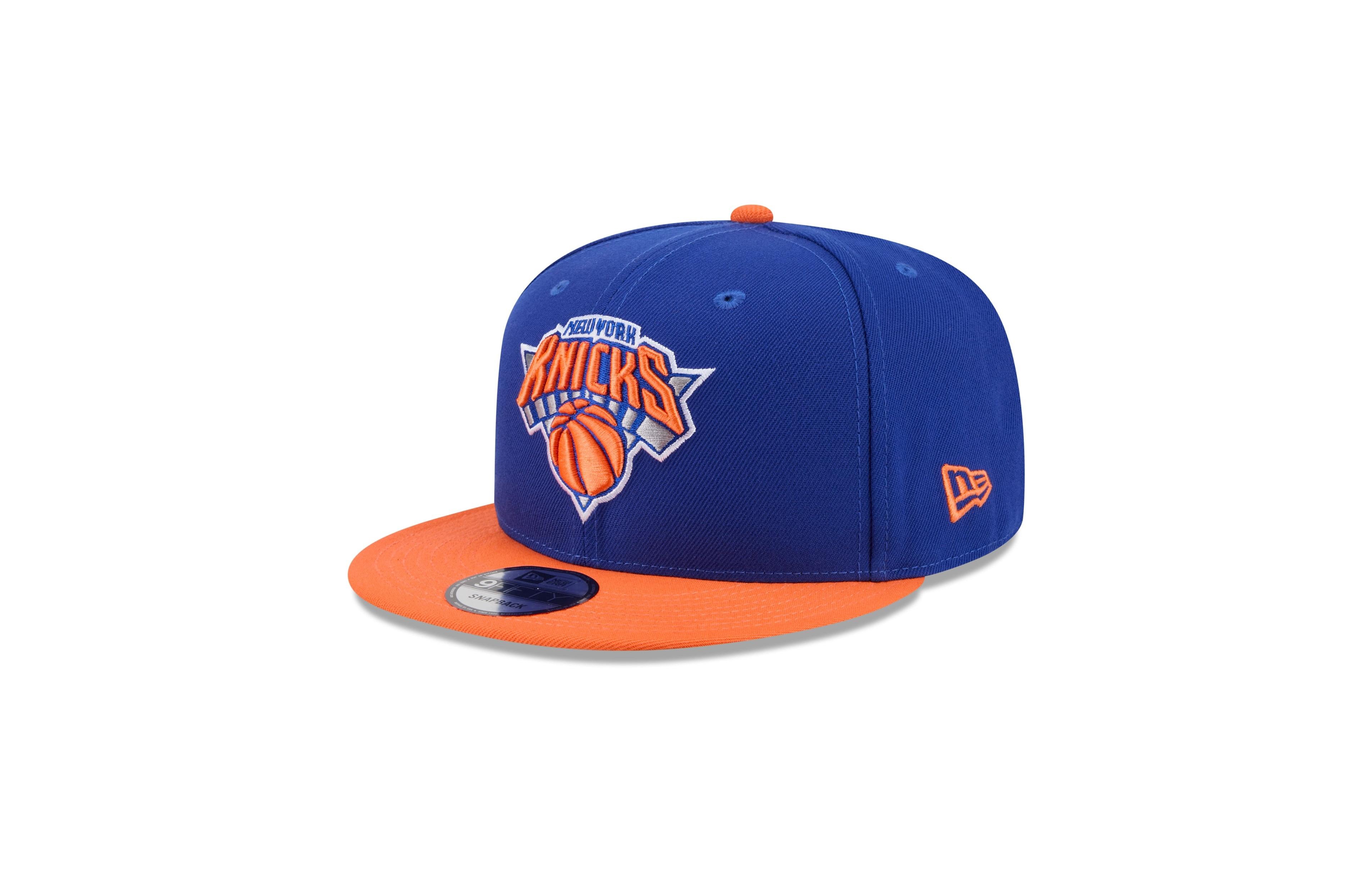 New Era Men's Blue New York Knicks Two-Tone 9FIFTY Snapback Hat