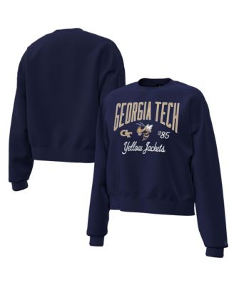 Women's Navy Georgia Tech Yellow Jackets Icon Fleece Sweatshirt