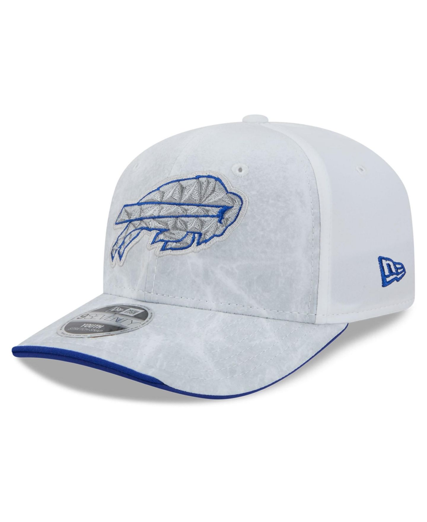 Детская кепка New Era White Buffalo Bills Rivalries Collection 9SEVENTY Adjustable Hat — фото 3