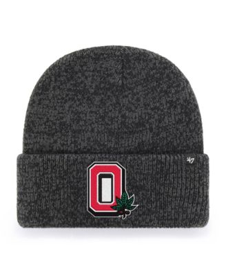 Men's and Women's Black Ohio State Buckeyes Brain Freeze Cuff Knit Hat