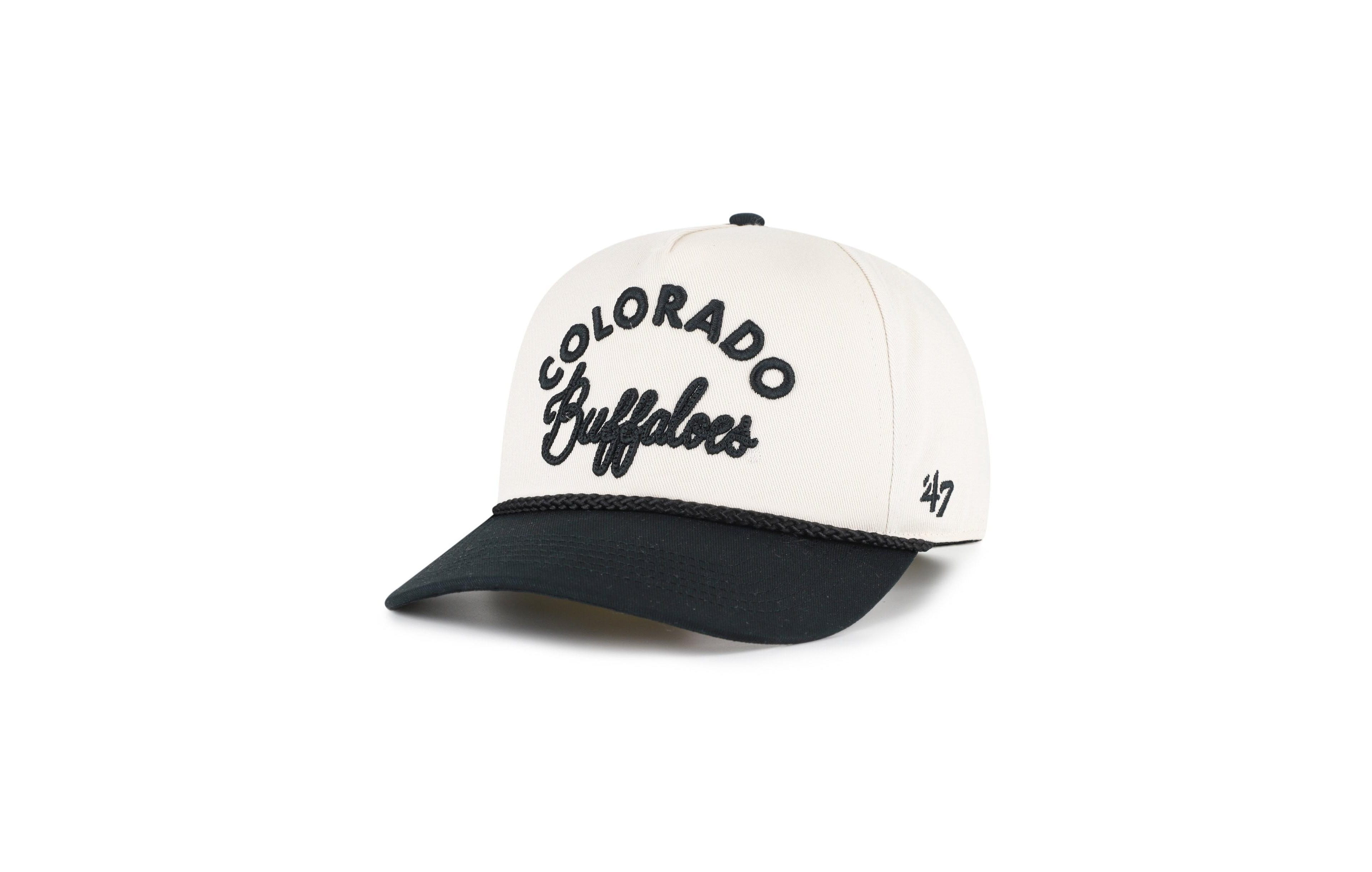 '47 Brand Women's Cream/Black Colorado Buffaloes Rope Script Hitch Adjustable Hat