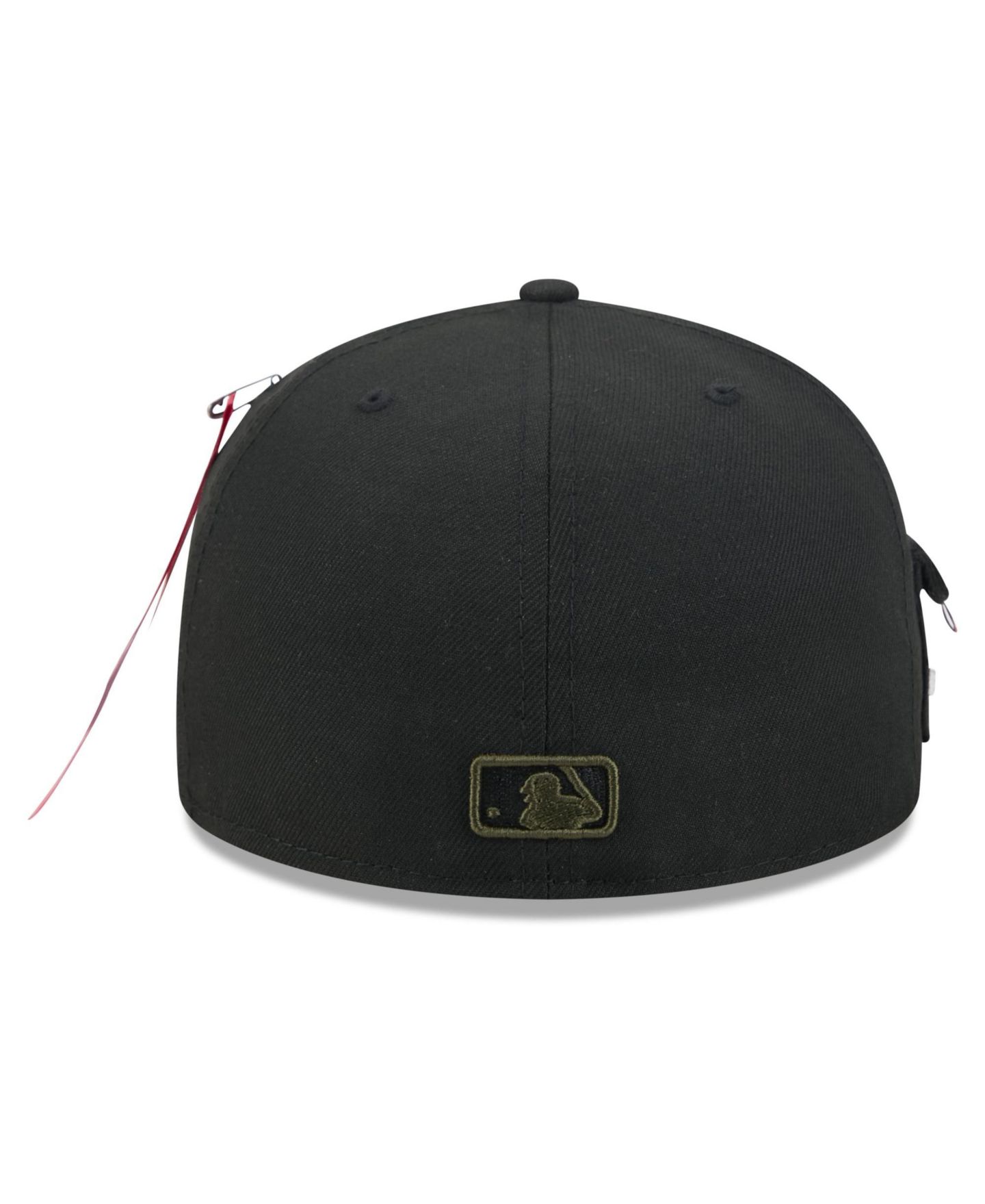 Мужская кепка New Era X Alpha Industries New Era Black Boston Red Sox 59FIFTY Fitted Hat — фото 4