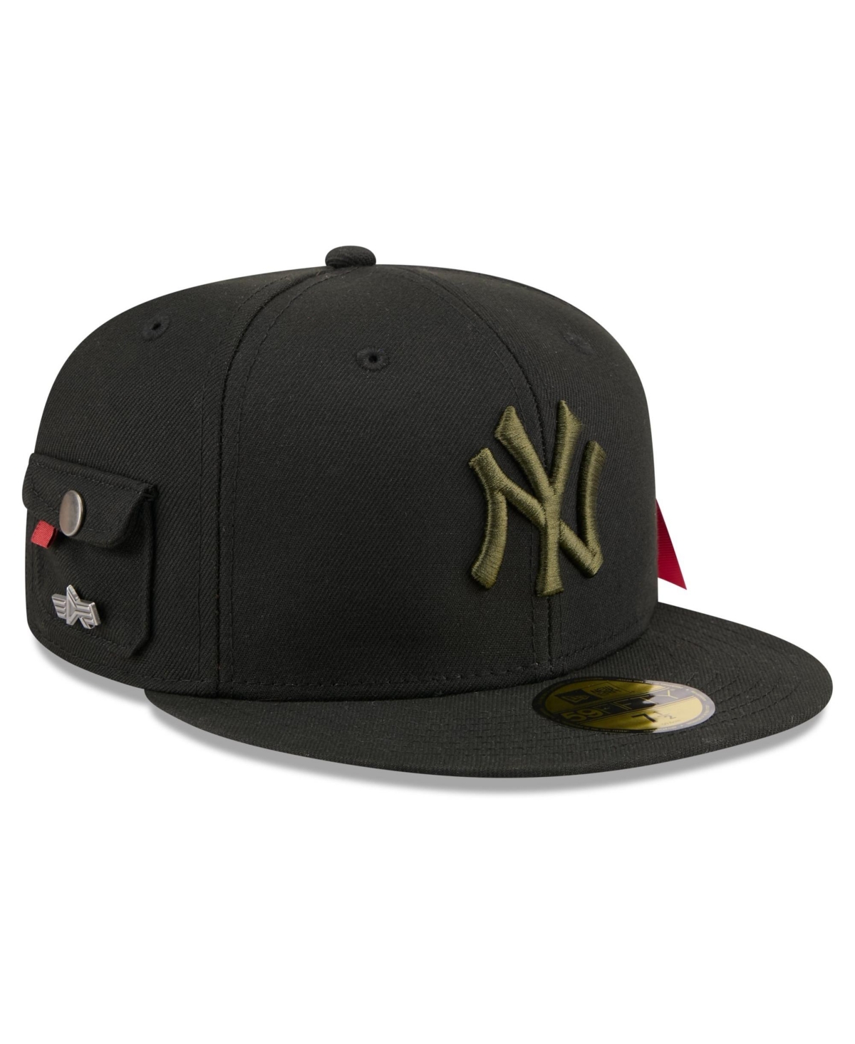 New Era X Alpha Industries Men's New Era Black New York Yankees 59FIFTY Fitted Hat - Black