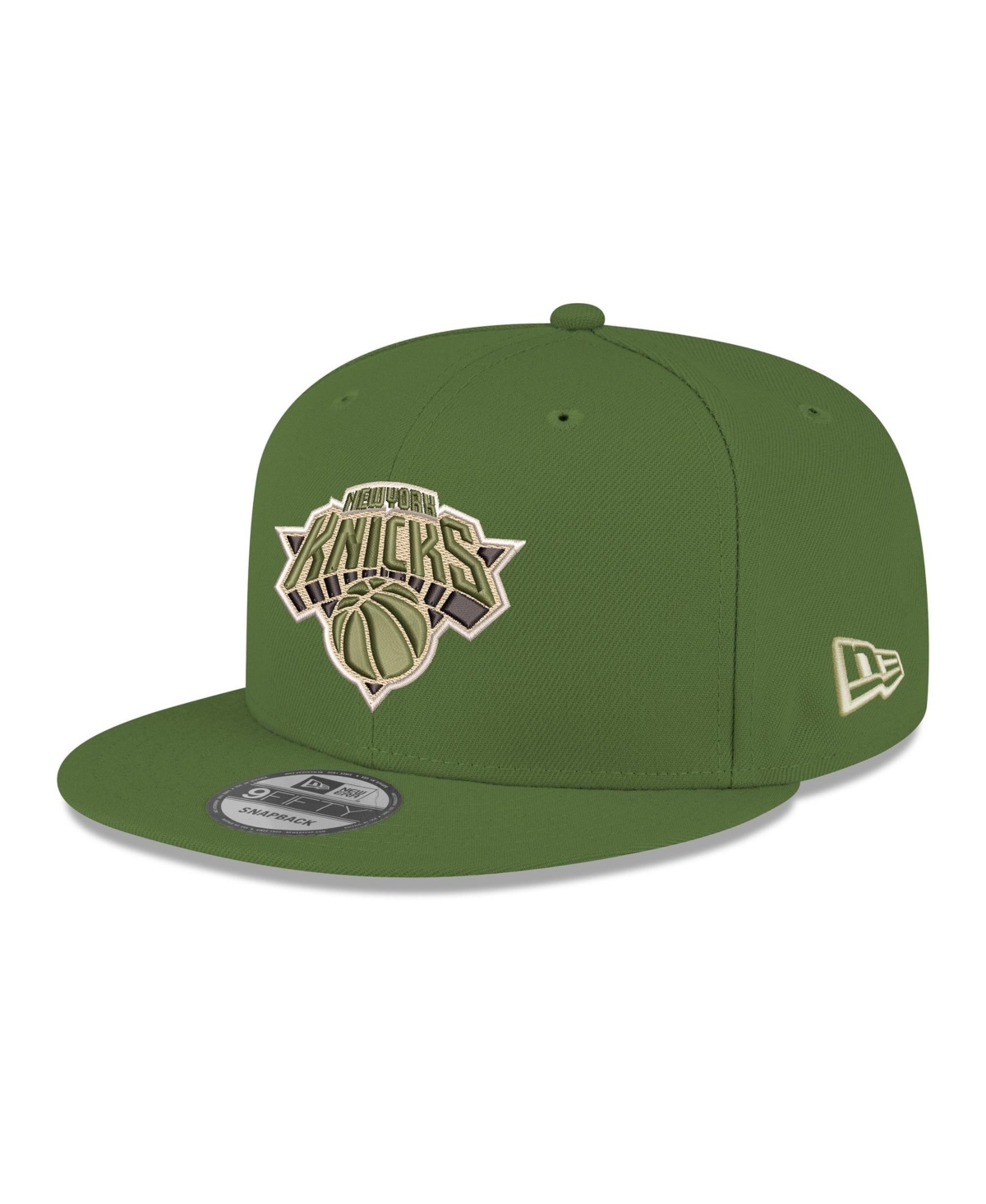 New Era Big Boys' and Girls' Green New York Knicks 9FIFTY Snapback Hat - Green
