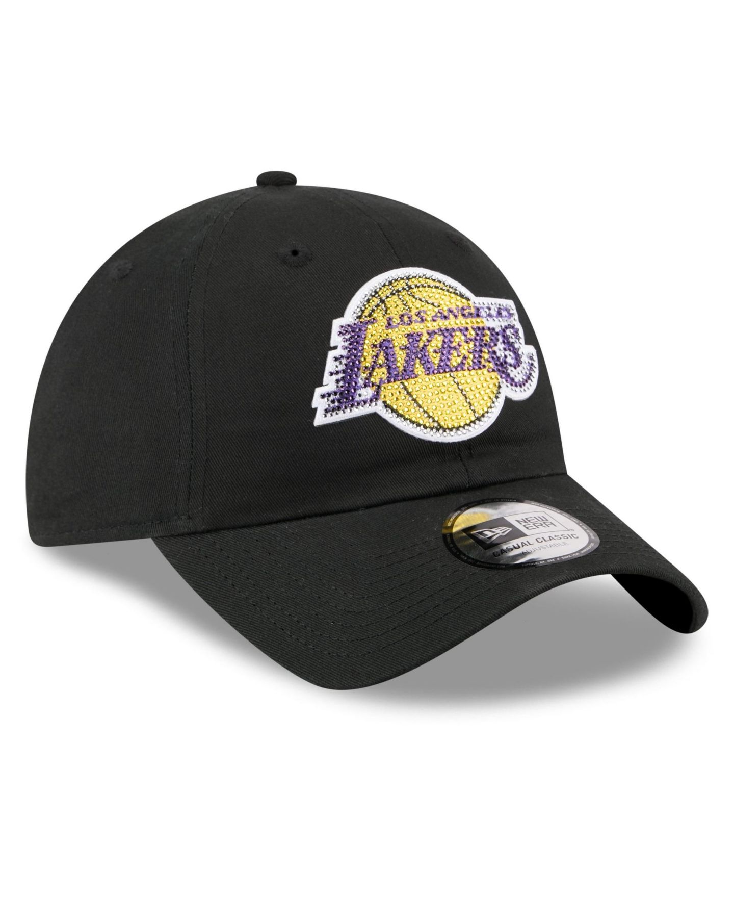 Мужская кепка New Era Black Los Angeles Lakers 2026 NBA Draft Casual Classic Adjustable Hat — фото 3