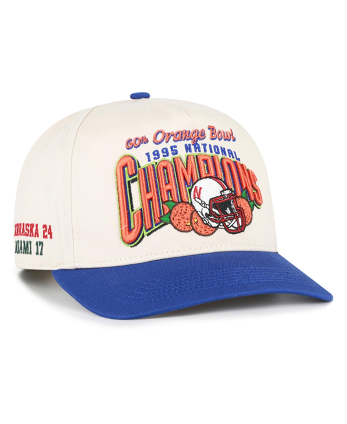 '47 Brand Men's Natural Nebraska Huskers Orange Bowl Champions Scored Hitch Adjustable Hat - Natural