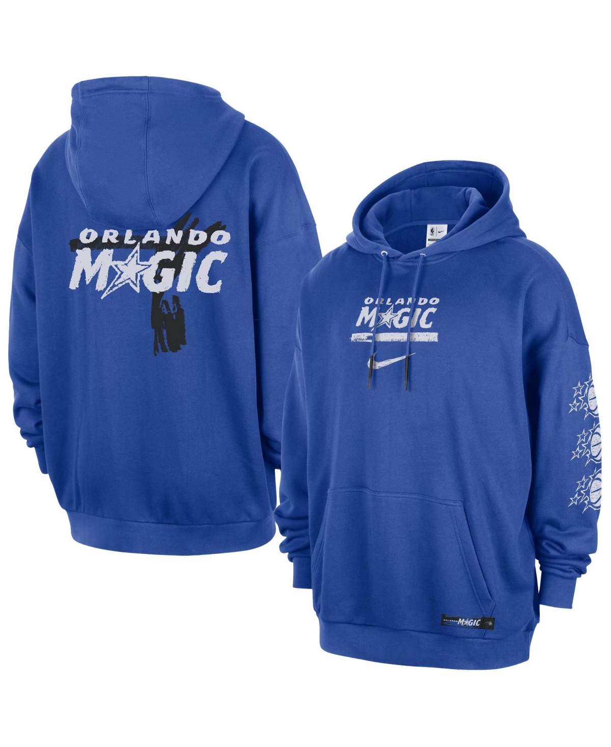 Nike Men's Blue Orlando Magic Courtside Club Premium Hoodie - Blue