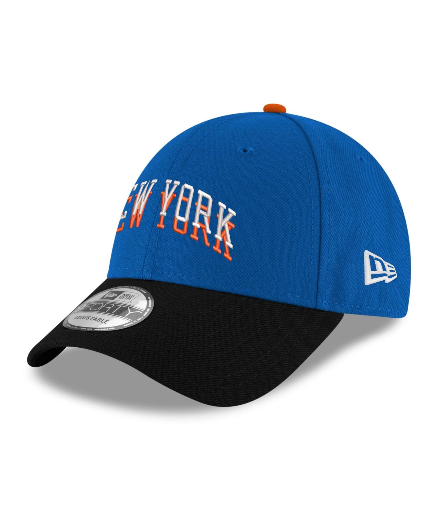 Детская кепка New Era Blue/Black New York Knicks 9FORTY Adjustable Hat — фото 2