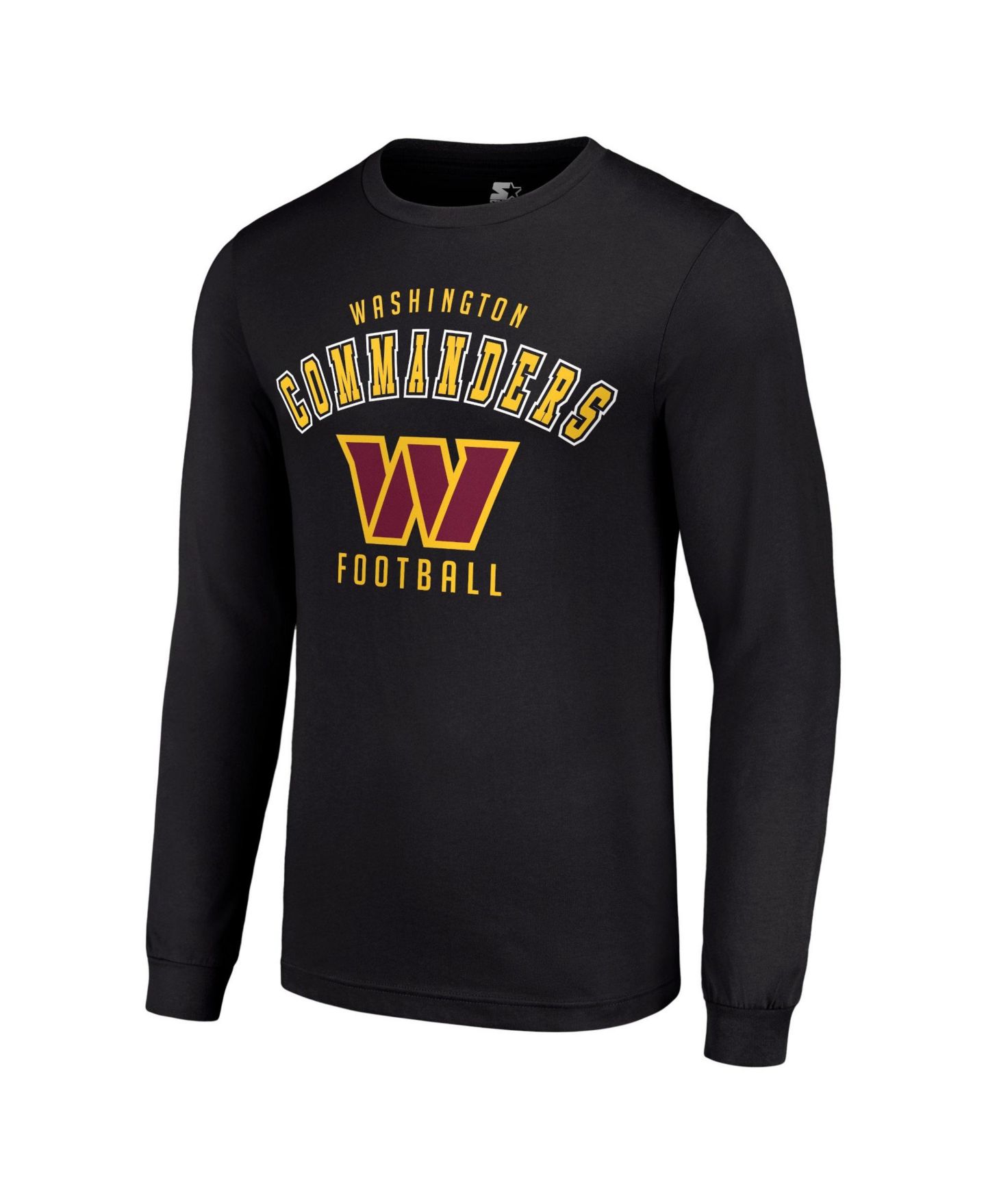 Мужская футболка Starter Black Washington Commanders Long-Sleeves — фото 2
