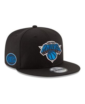 Big Boys' and Girls' Black New York Knicks 9FIFTY Snapback Hat