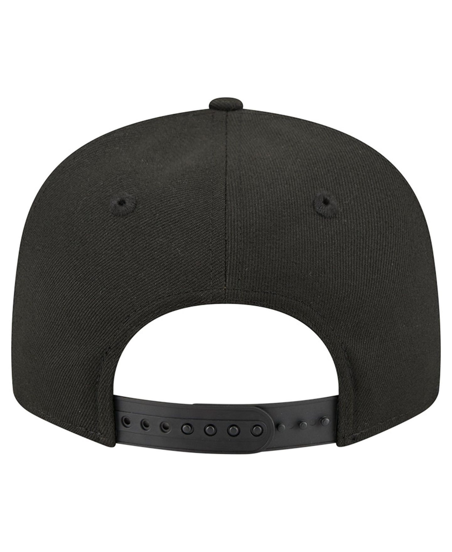 Мужская кепка New Era Black Atlanta Hawks Team 9FIFTY Snapback Hat — фото 3
