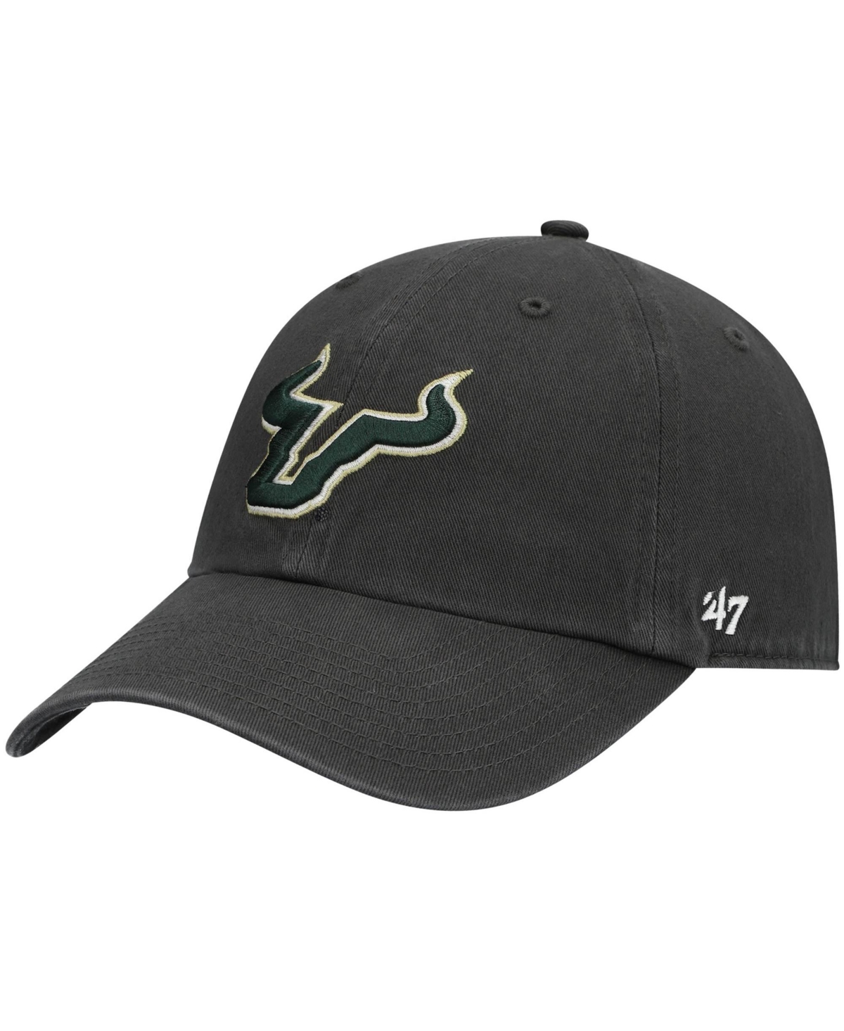 '47 Brand Men's Charcoal South Florida Bulls Clean Up Adjustable Hat - Charcoal