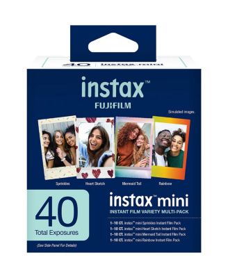 Instax Mini Instant Film Variety Multi-Pack, 40 Exposures