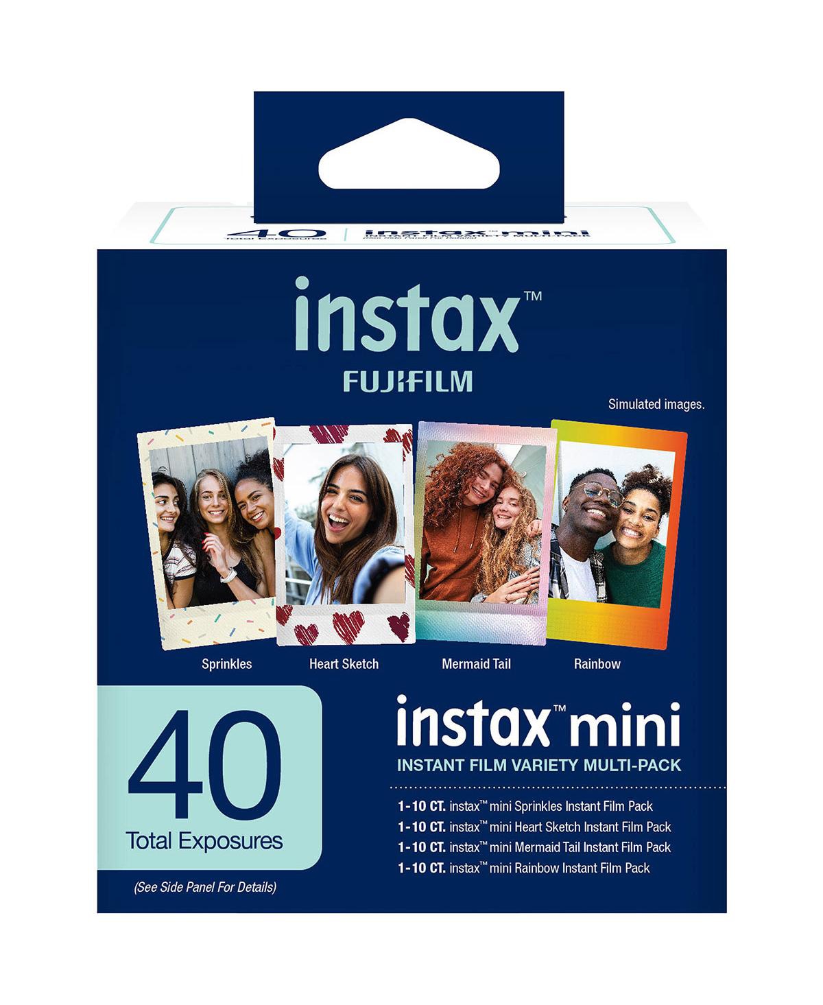 Fujifilm Instax Mini Instant Film Variety Multi-Pack, 40 Exposures