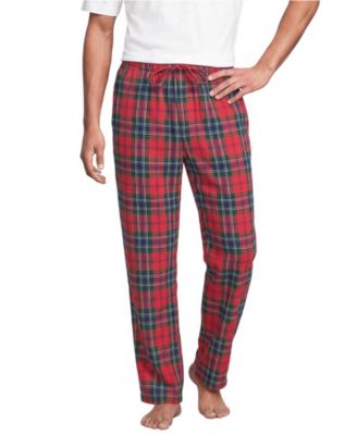 Men's High Pile Fleece Lined Flannel Pajama Pant