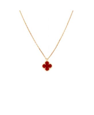 Sweet Alhambra Lobster Clasp Pendant in 18K Rose Gold