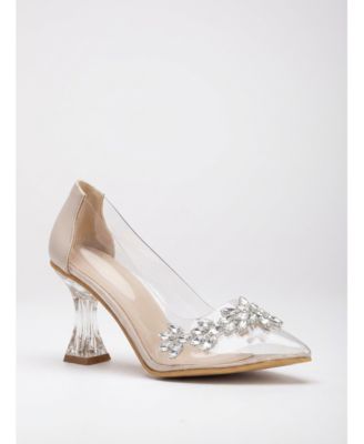 Forever and Always Shoes Cinderella Transparent High Heels