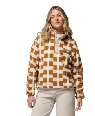 Women's Helvetia™ II Printed Cropped Half-Snap Fleece