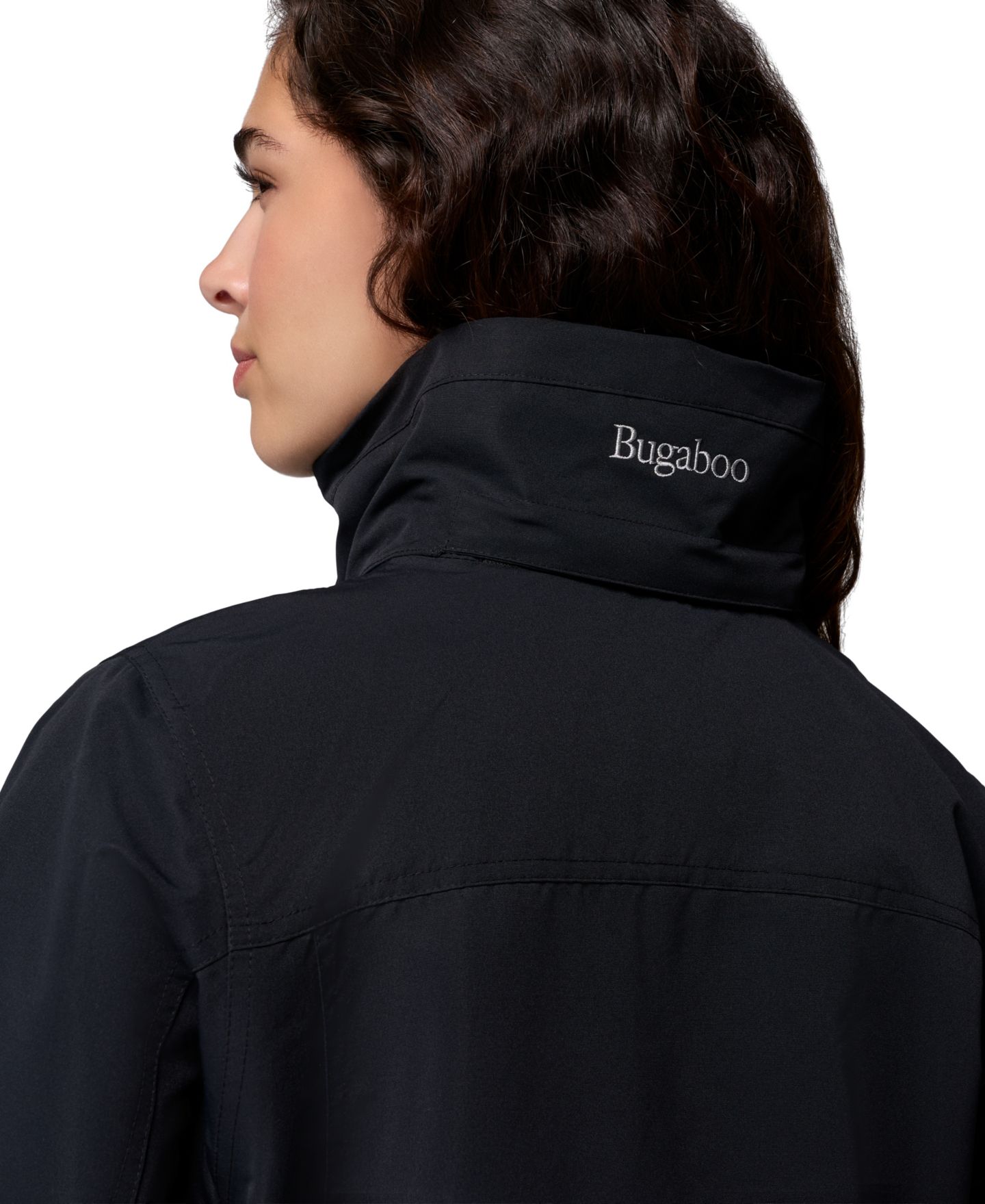 Женская куртка Columbia Bugaboo IV 3-in-1 Hooded Short, цвет: Чёрный — фото 9