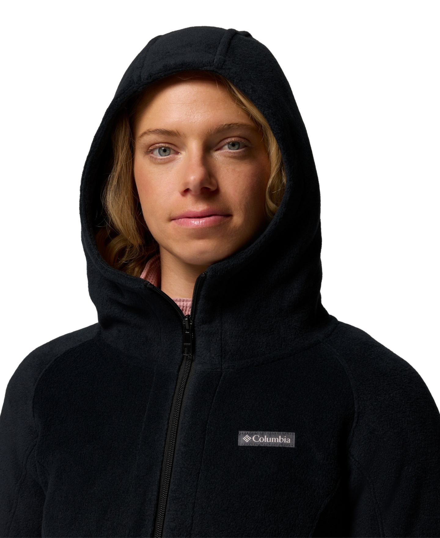 Женское худи Columbia Benton Springs™ II Full Zip Fleece, цвет: Чёрный — фото 5