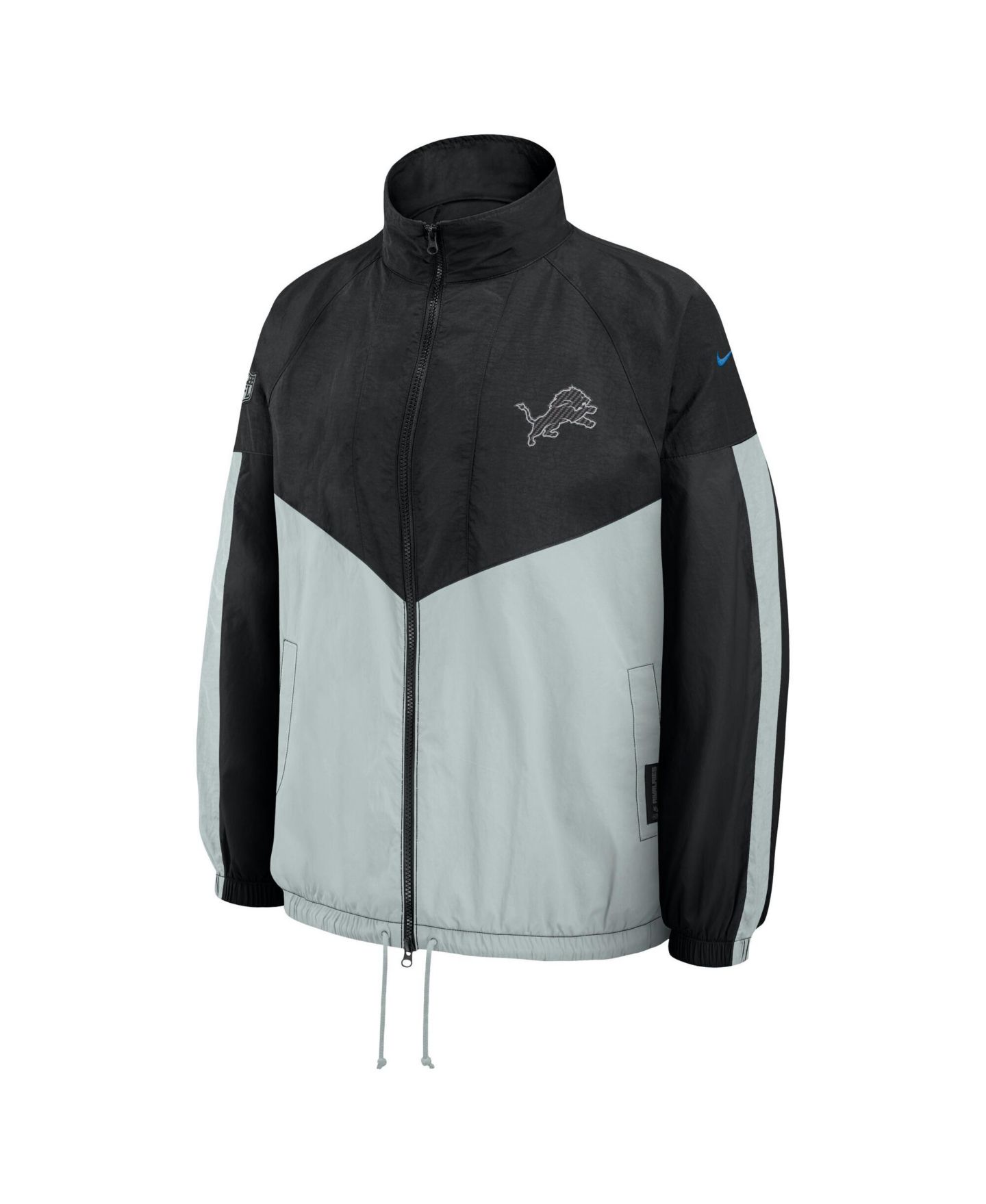 Мужская куртка Nike Black Detroit Lions 2026 Rivalries Collection Oversized — фото 5