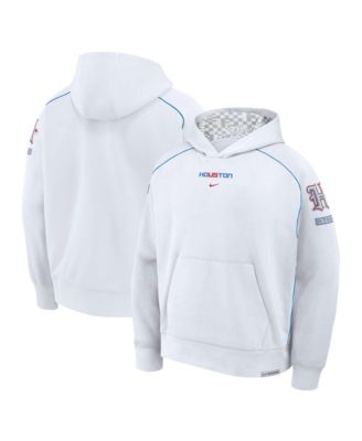 Men's White/Blue Houston Texans 2026 Rivalries Collection Air Pullover Hoodie