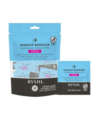 Makeup Remover Cleansing Towelettes Individually Wrapped, Travel Friendly, Safe for Face, Lips and Eyes
