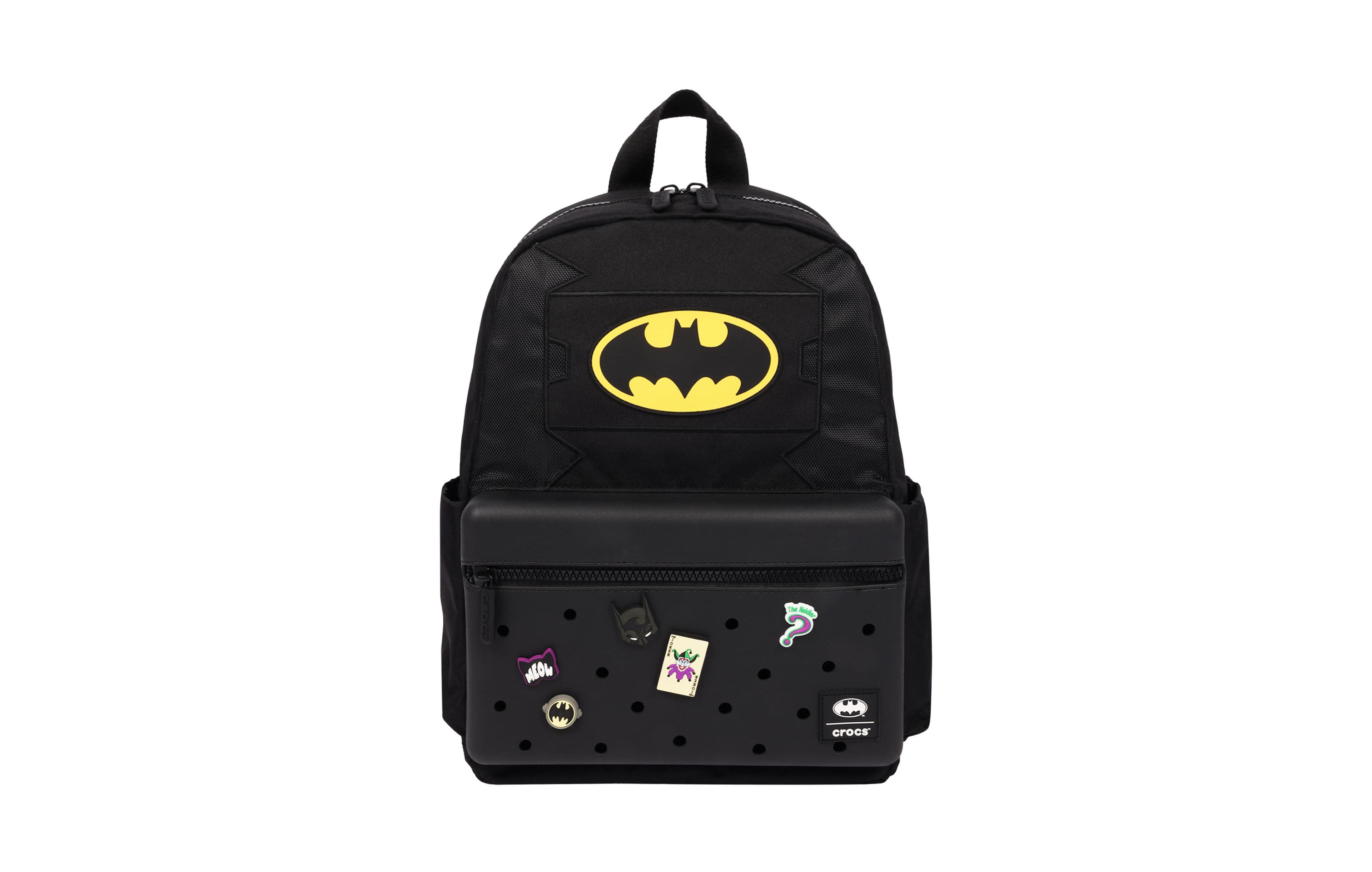 Crocs Dc Comics Batman x Backpack Officially Licensed Jibbitz Compatible Bookbag