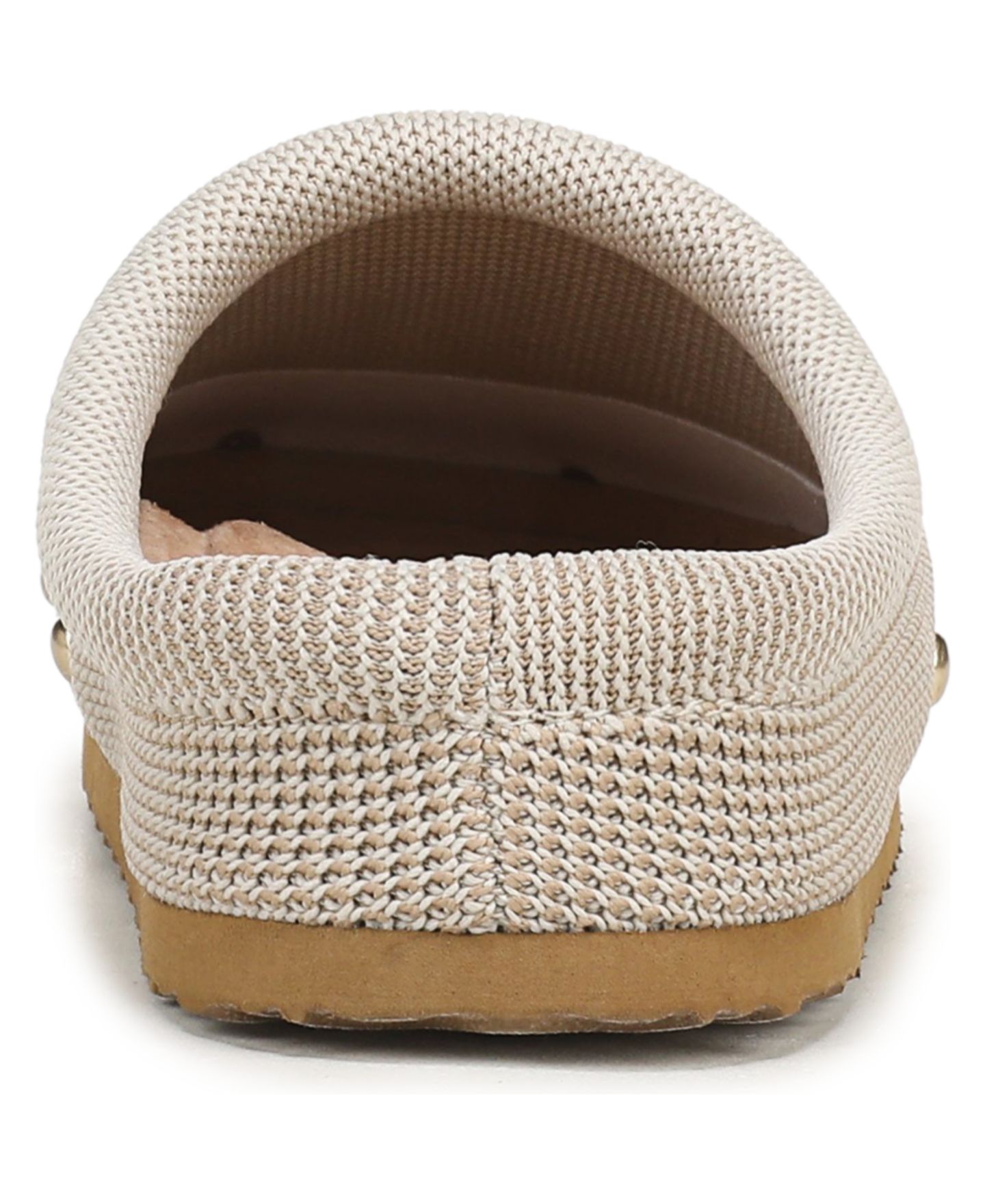 Женские сабо Dr. Scholl's So Easy Knit Studded Round Toe, цвет: Песочный вязаный — фото 3