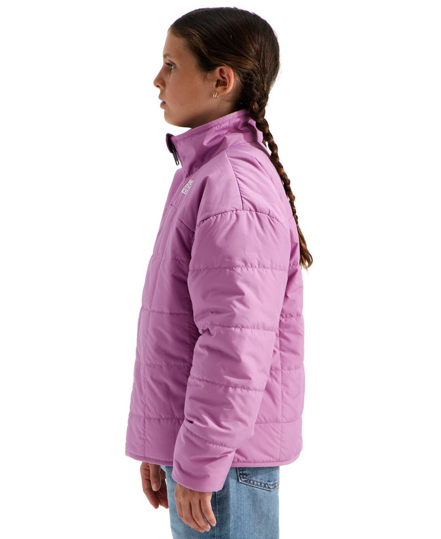 Куртка The North Face Reversible Shasta Full Zip Jacket для девочек, цвет: Лавандовый / Фиолетовый — фото 4
