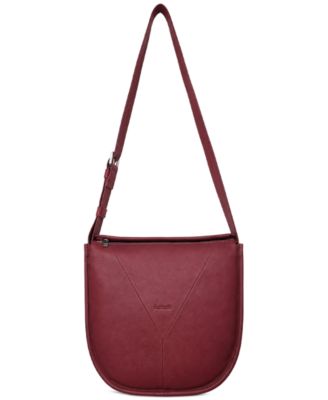 Sissy Leather Slouchy Adjustable Crossbody Handbag