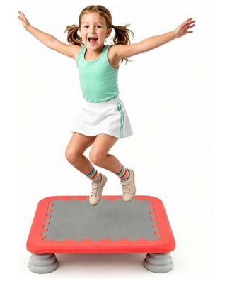 25.5 Inch Mini Trampoline with Non-Slip EVA Jumping Surface, Balance Toy, Ages 3+