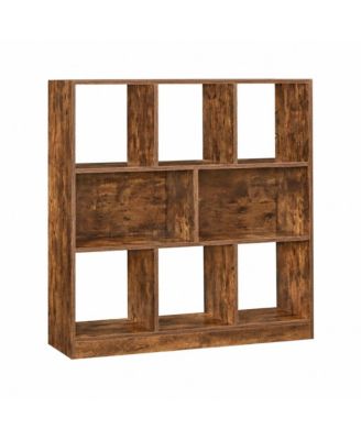 in Bookcase with 8 Open Compartments and 110 lb Top Board