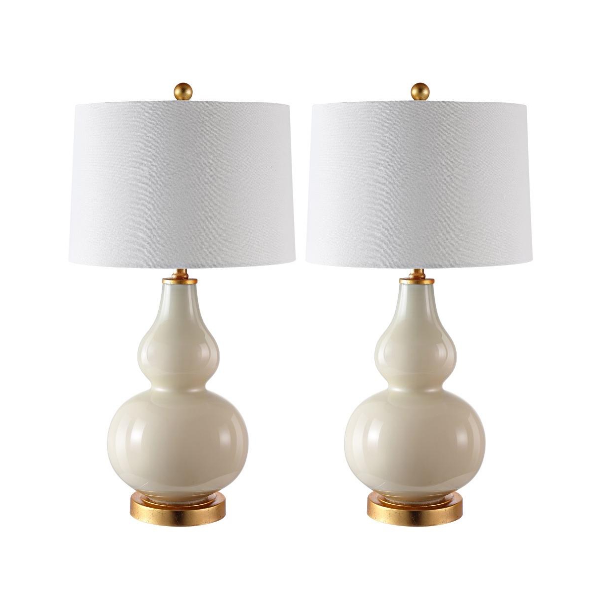 Safavieh Karlen Table Lamp (Set of 2) - Creme/gold