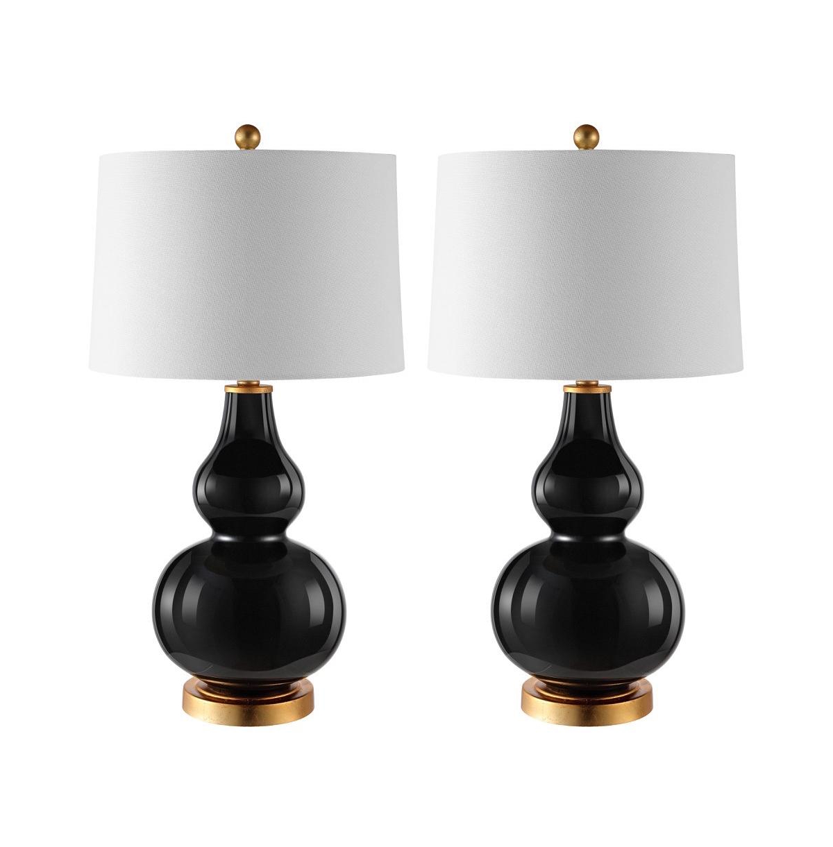 Safavieh Karlen Table Lamp (Set of 2) - Black/gold