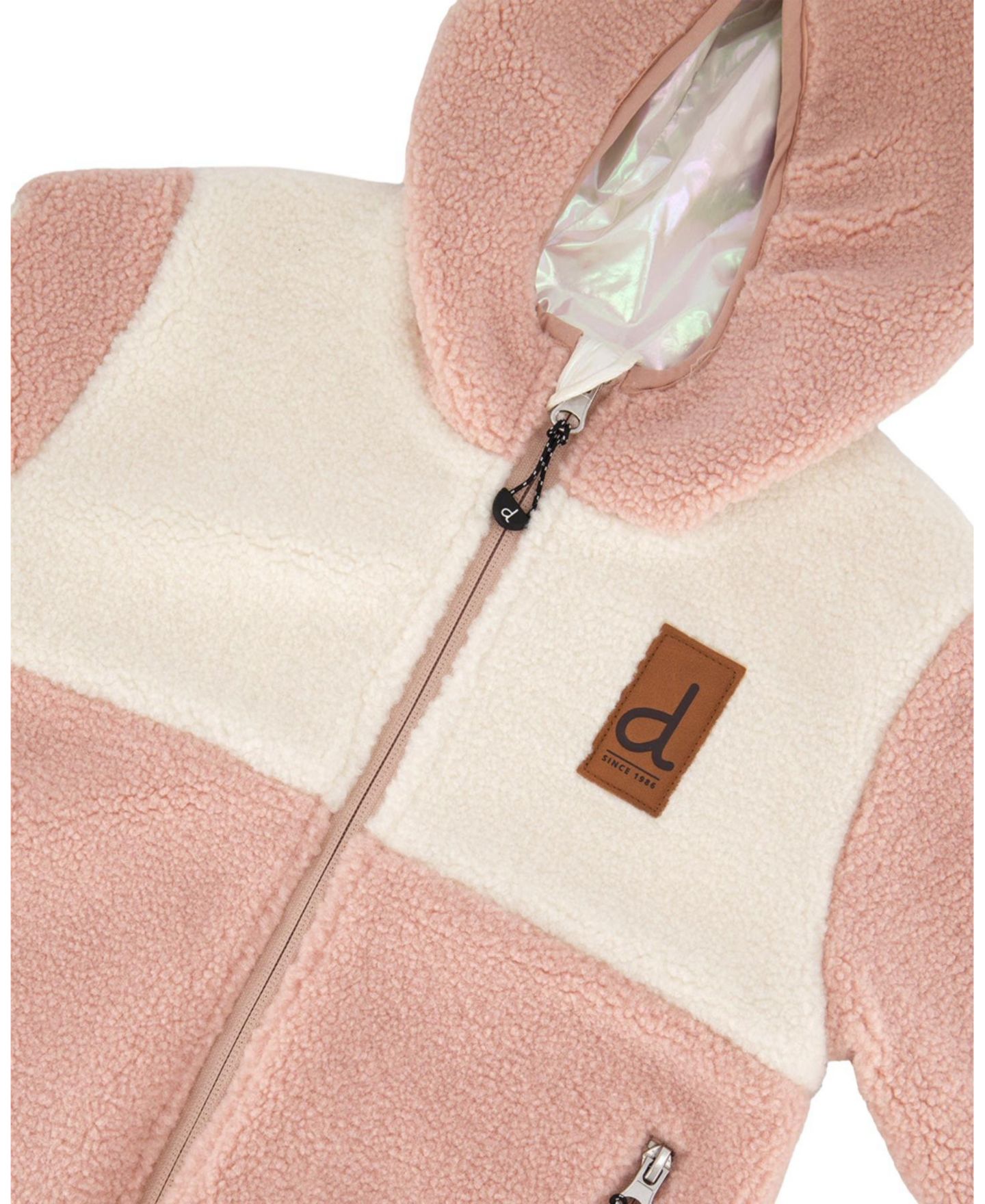 Куртка Deux par Deux Reversible Mid-Season для девочек, цвет: Бледный розовый — фото 8