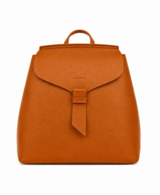 Clementine Leather Expandable Adjustable-Strap Backpack