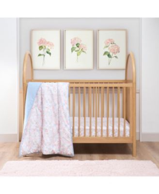 mini by Motherhood - Petal and Bloom 3 Piece Crib Bedding Set, Comforter and Two Fitted Crib Sheets