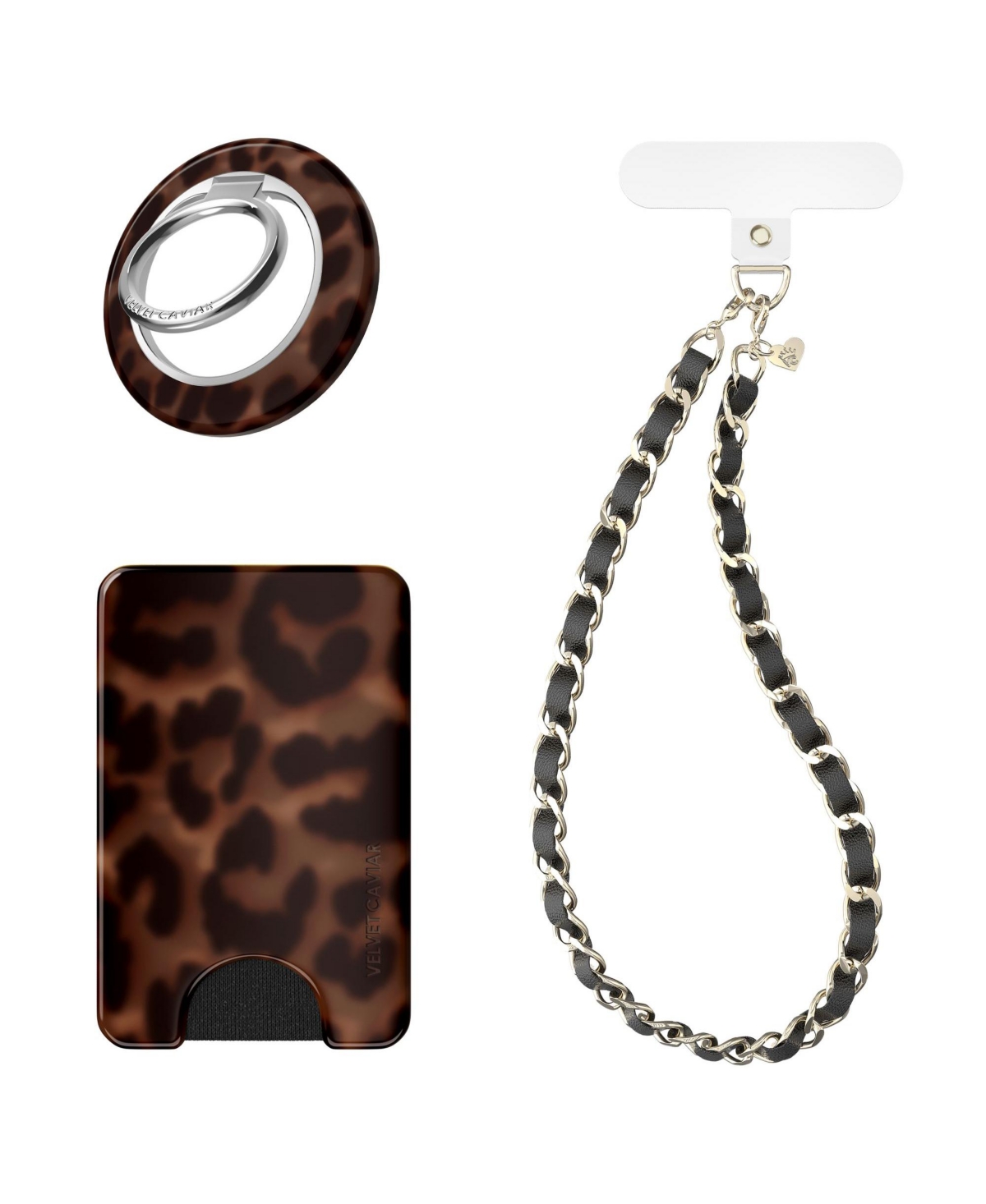 Velvet Caviar Gift Set with MagSafe Wallet, Grip Ring, and Phone Charm Wristlet
