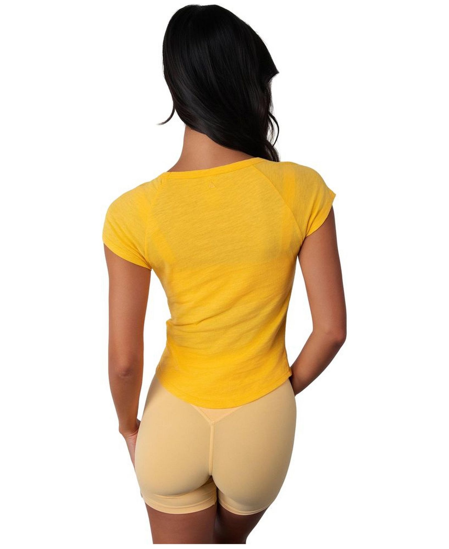 Женская футболка Vitality Whisper Cotton-Slub Raglan, цвет: Манговый — фото 2