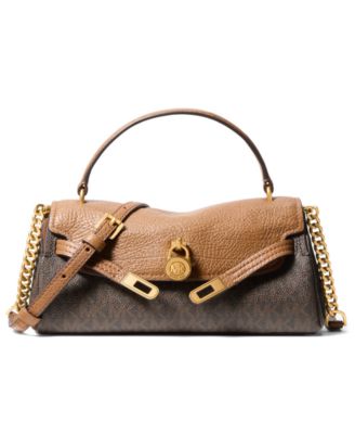 MICHAEL Hamilton Moderne Small Top Handle Flap Crossbody Handbag