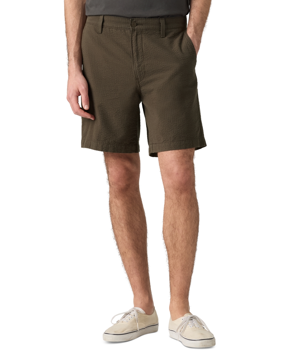 Levi's Men's Chino Authentic Relaxed-Fit Shorts, 8" Inseam - Coffee