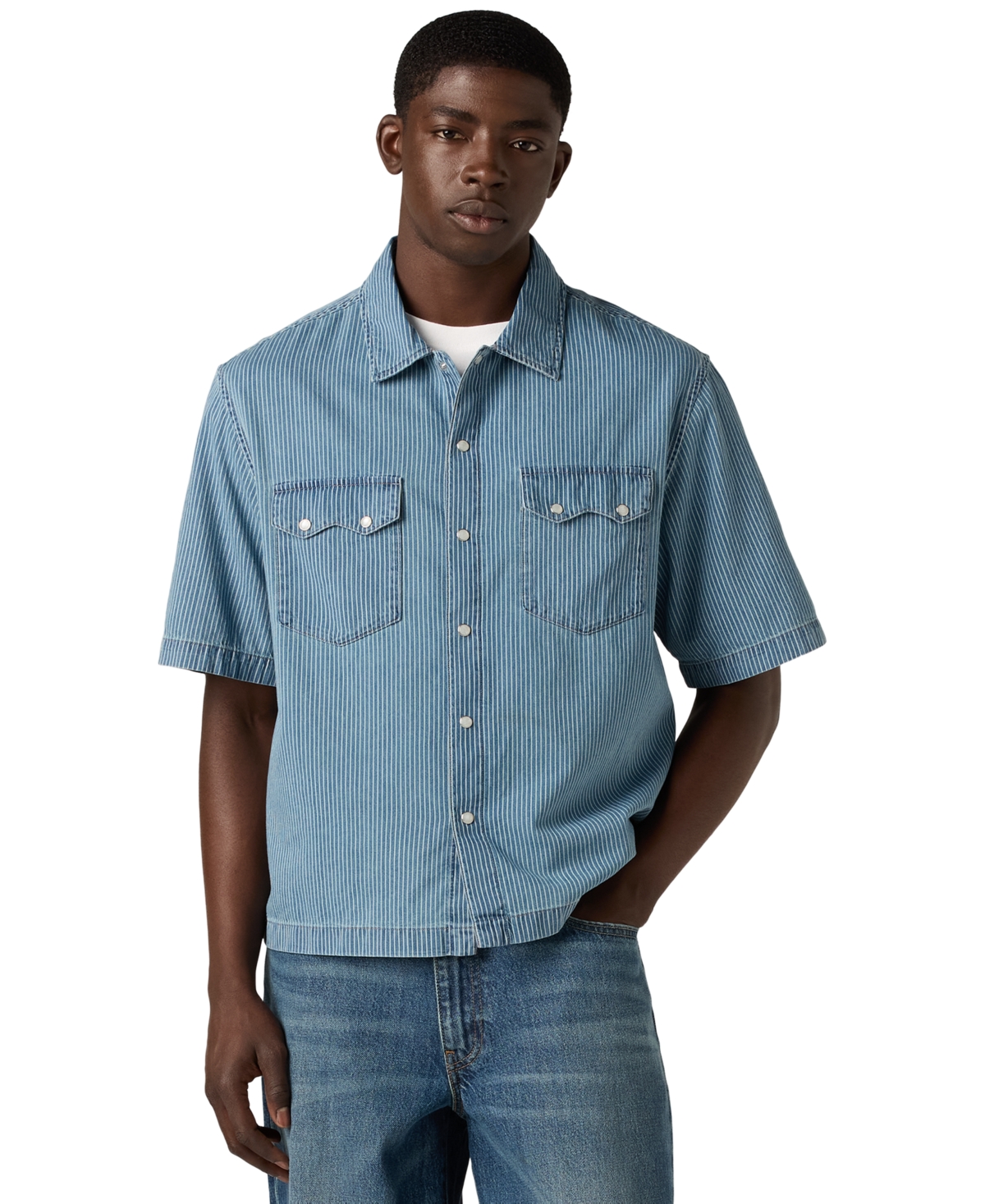 Levi's Men's Boxy Western Short-Sleeve Shirt