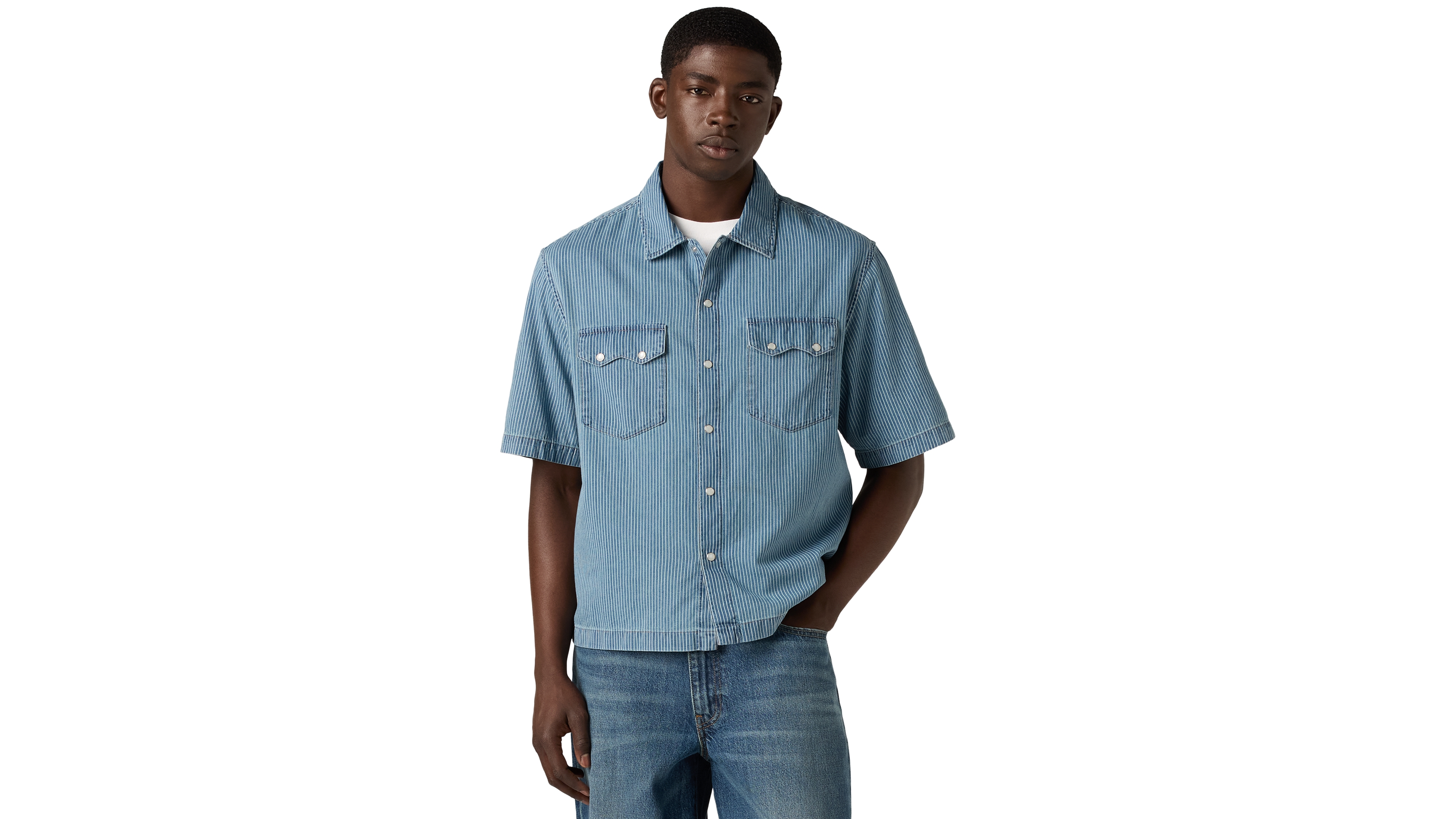 Levi's Men's Boxy Western Short-Sleeve Shirt