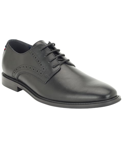 Обувь Tommy Hilfiger Men's Culker Brogue Derby, цвет: Чёрный