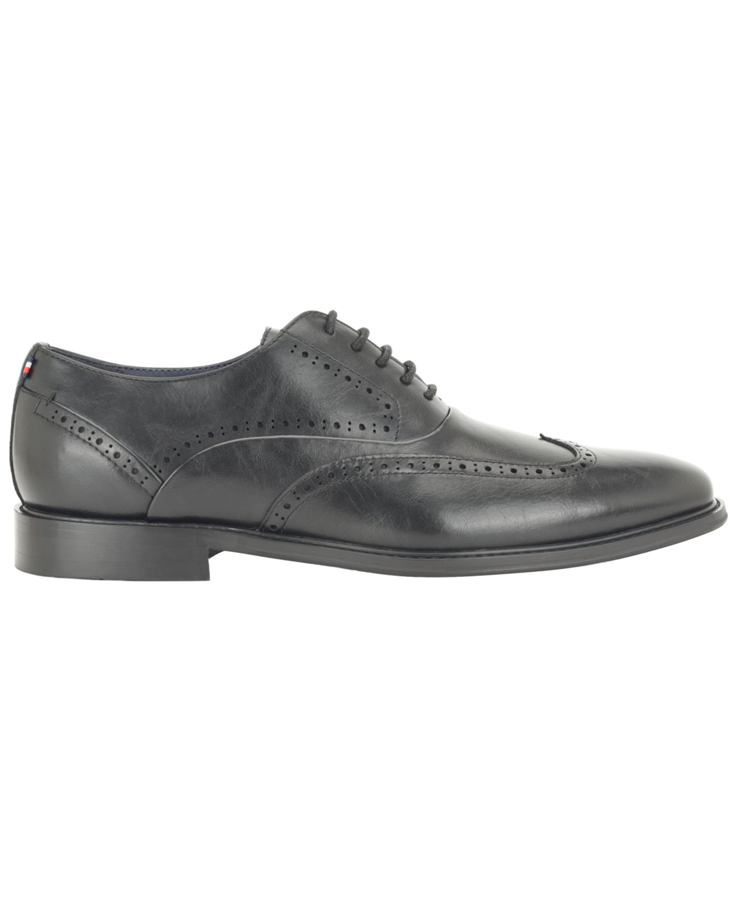 Мужские туфли Tommy Hilfiger Cohan Wingtip Oxfords, цвет: Чёрный — фото 2